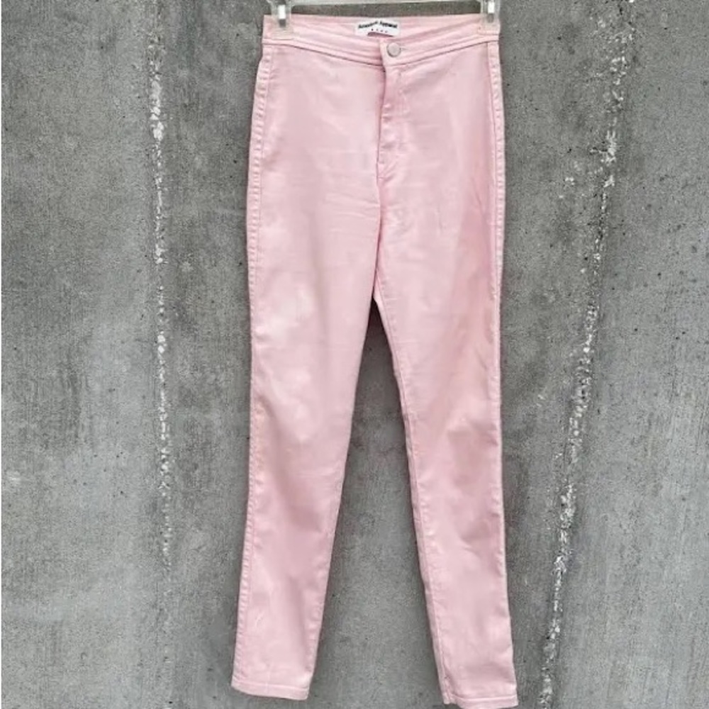 Pink High waisted American Apparel Pants